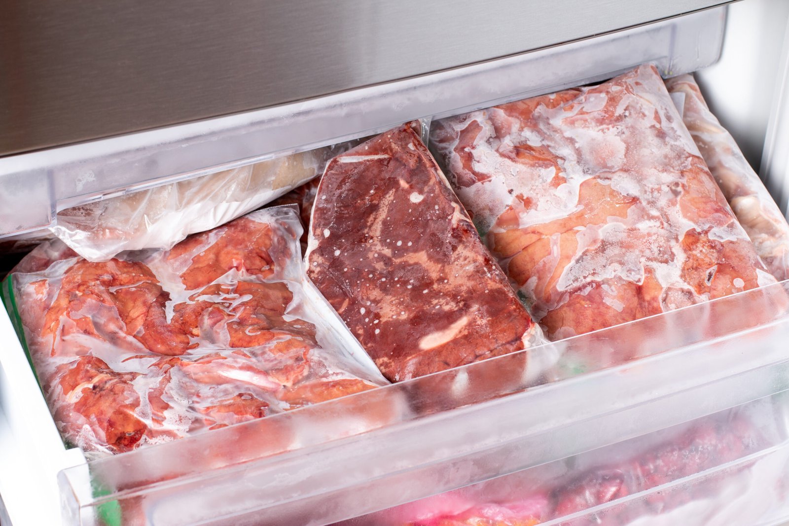 frozen meat meat frozen products plastic package freezer frozen food concept healthy eating 1 scaled